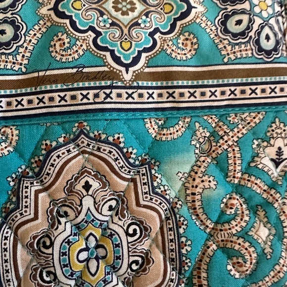 Teal Vera Bradley hanging toiletry travel organizer - Picture 2 of 6